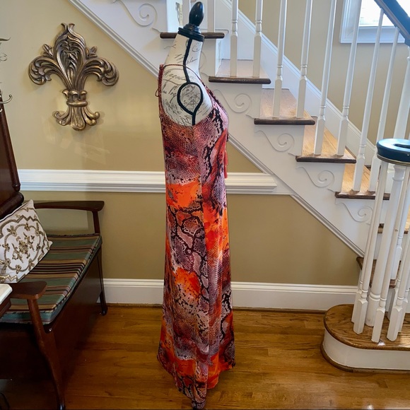 Hale Bob beaded snakeskin maxi dress- RARE! - Picture 11 of 12